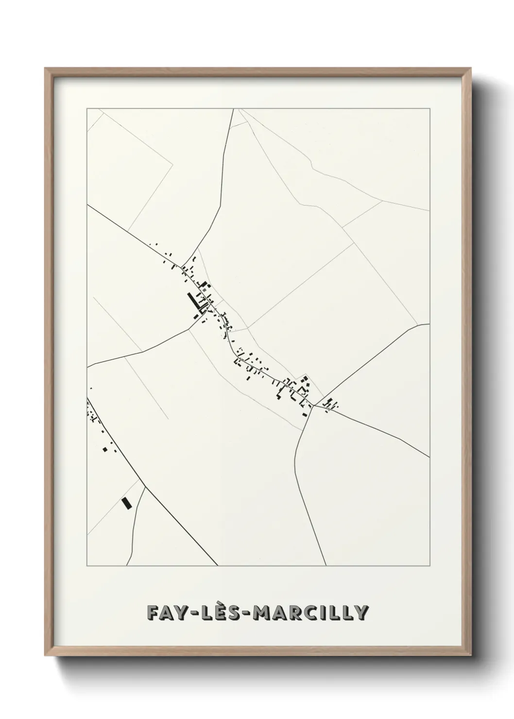 Un poster carteFay-lès-Marcilly