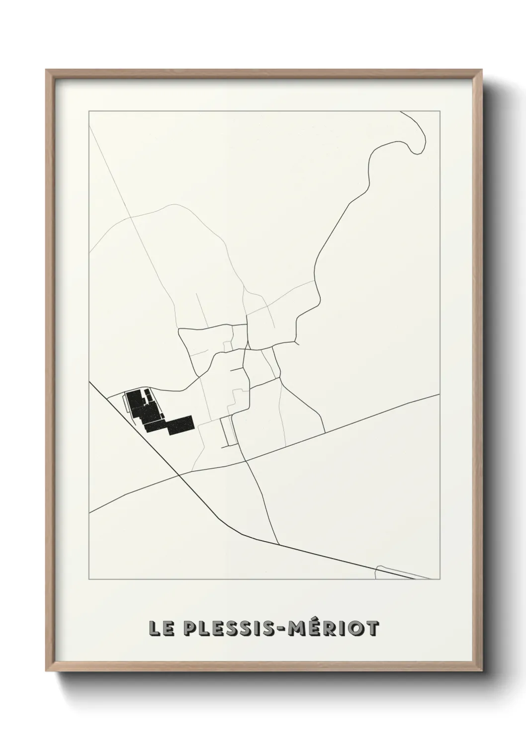 Un poster carteLe Plessis-Mériot