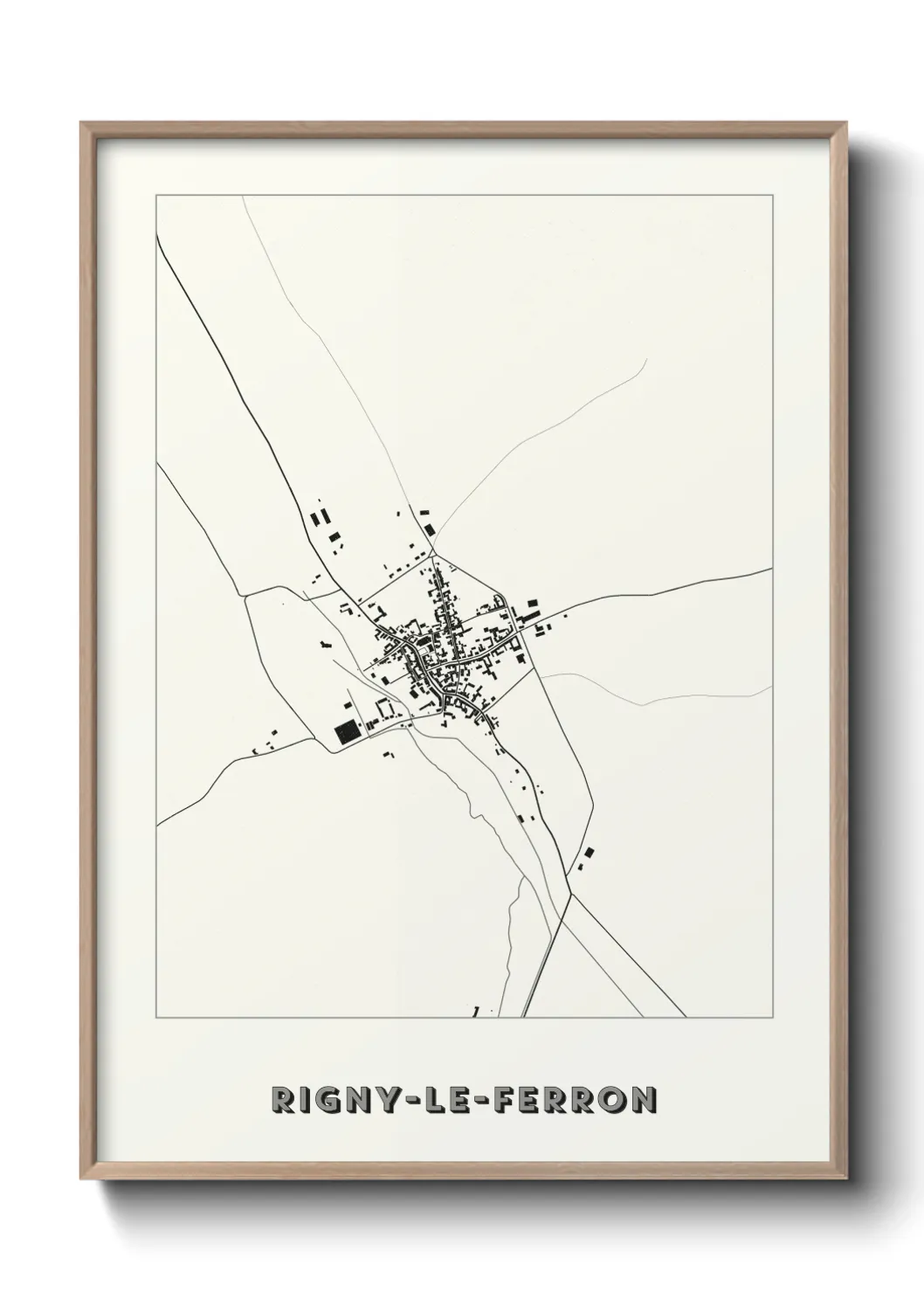 Un poster carteRigny-le-Ferron