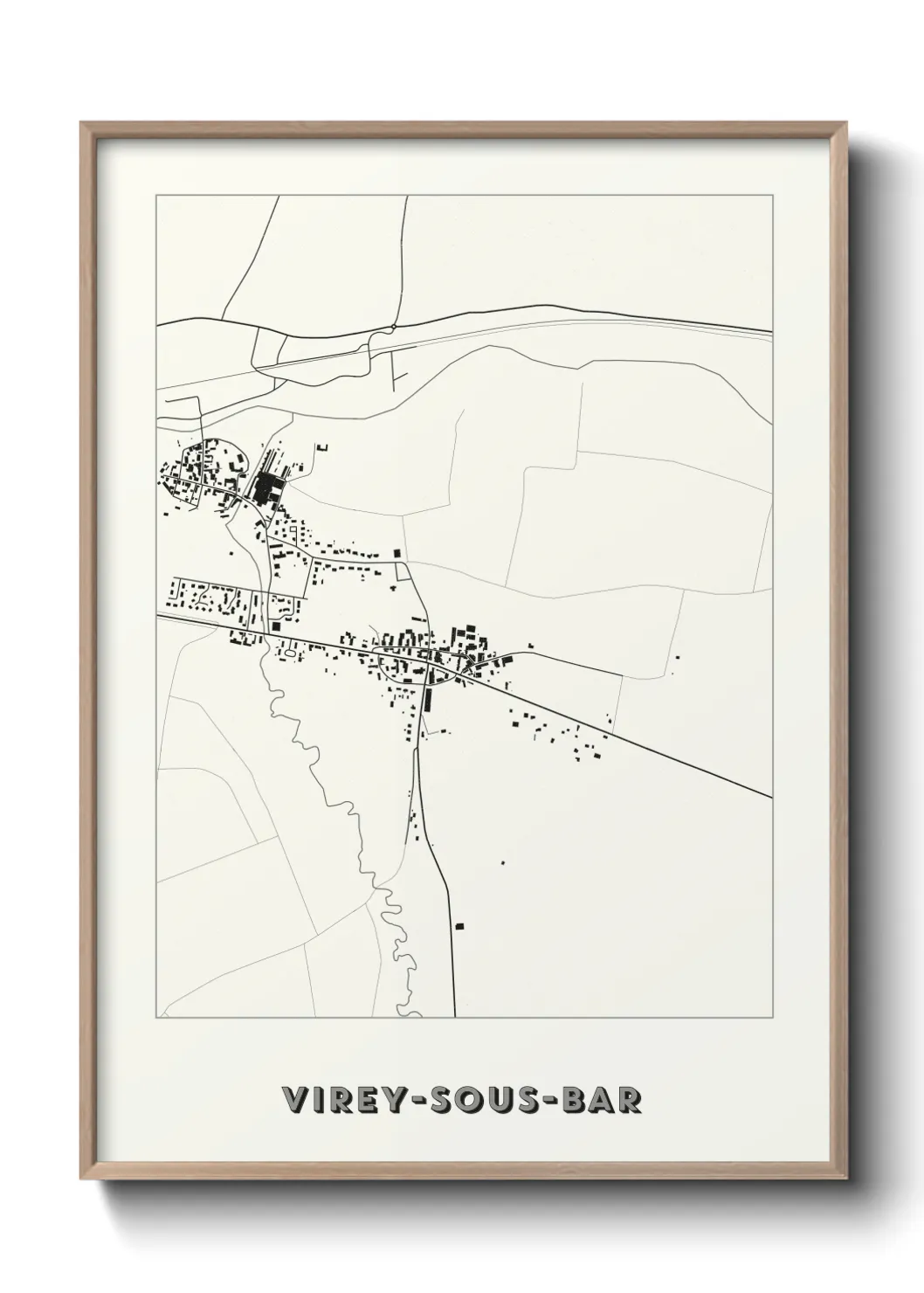 Un poster carteVirey-sous-Bar