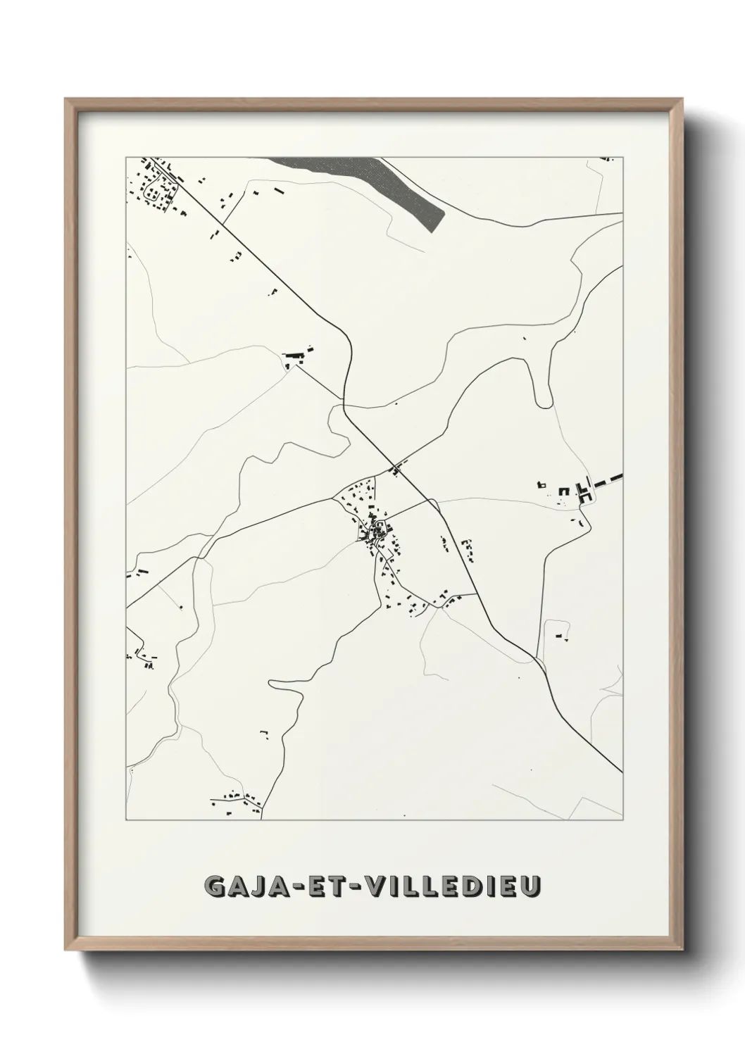 Un poster carteGaja-et-Villedieu