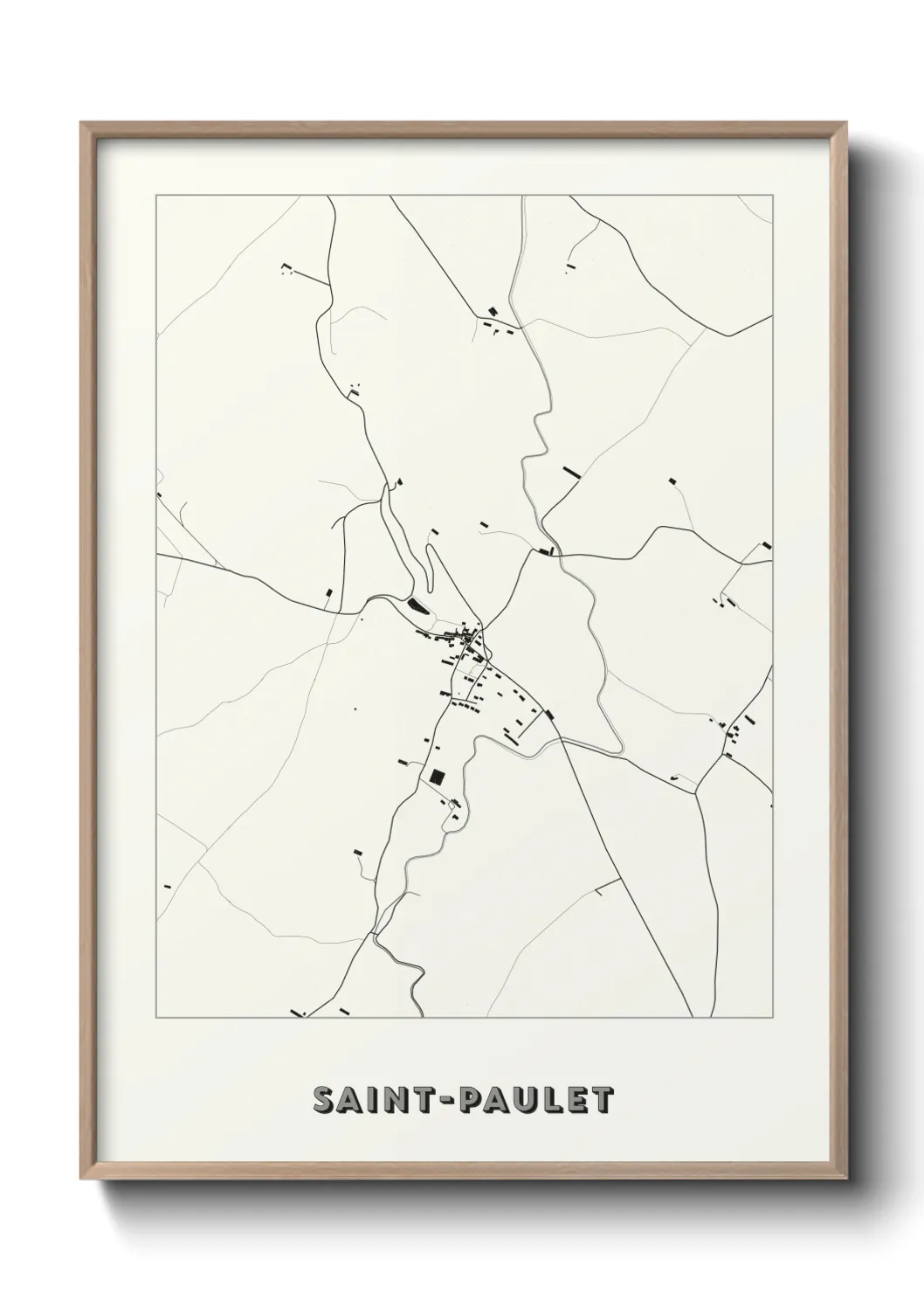 Un poster carteSaint-Paulet