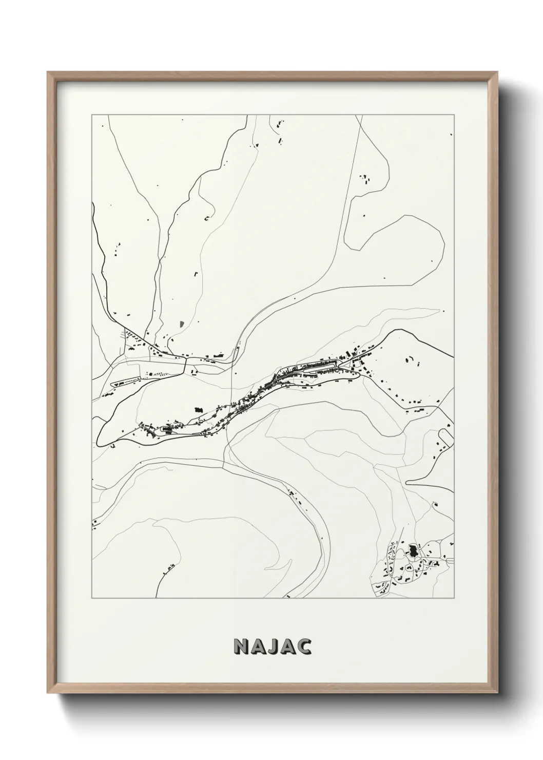 Un poster carteNajac