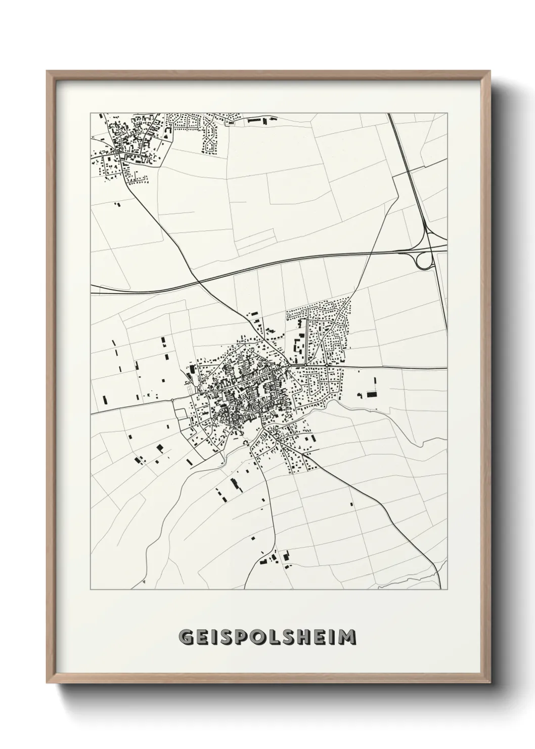 Un poster carteGeispolsheim
