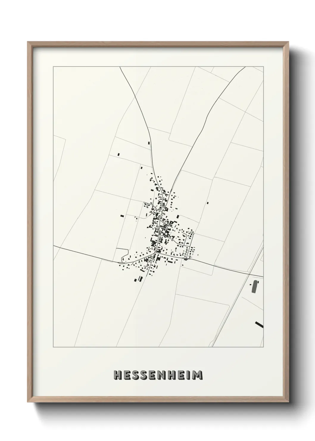 Un poster carteHessenheim