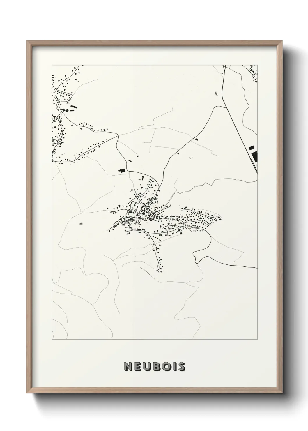 Un poster carteNeubois