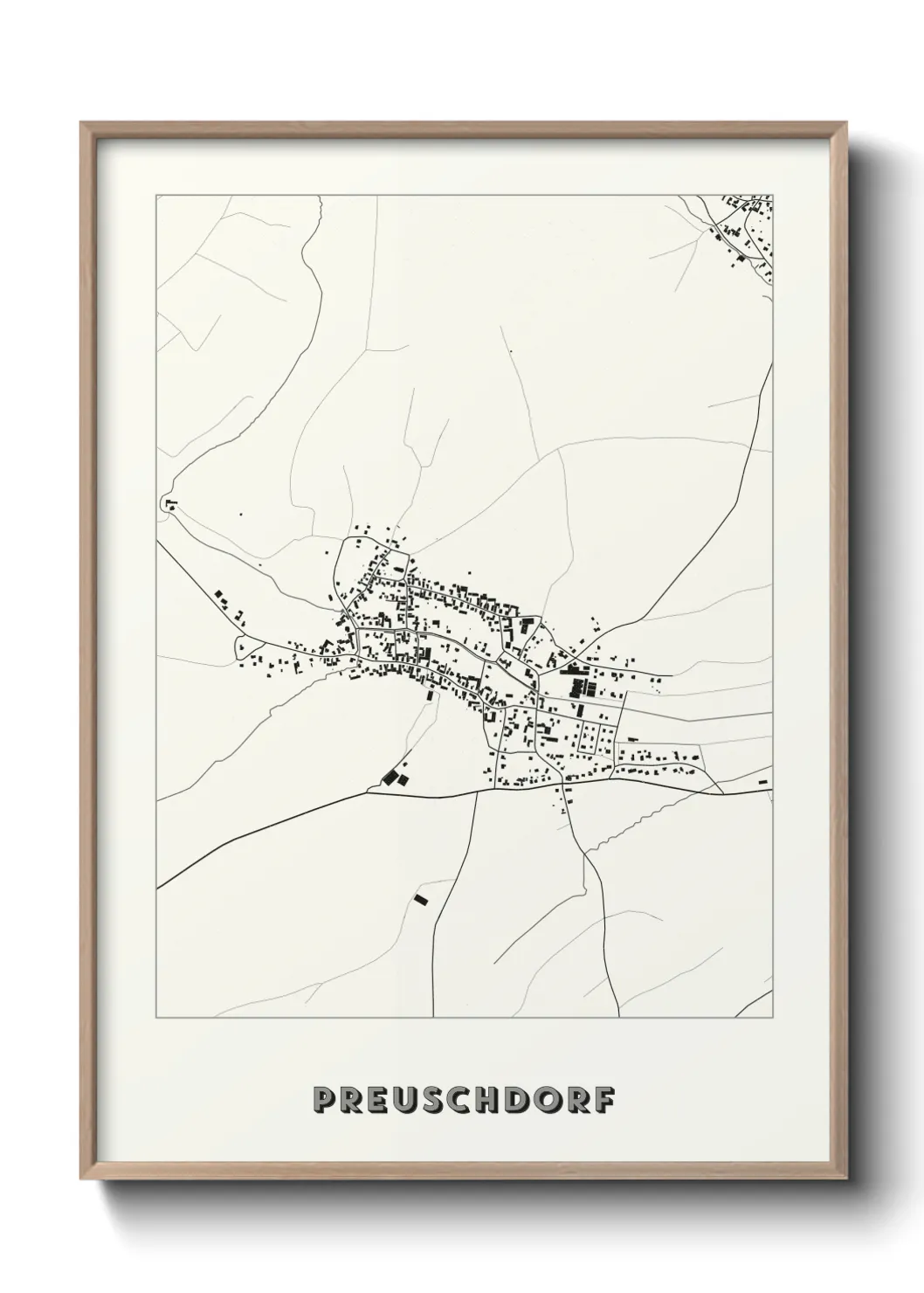 Un poster cartePreuschdorf