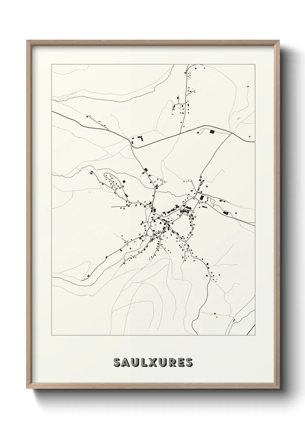 Un poster carteSaulxures