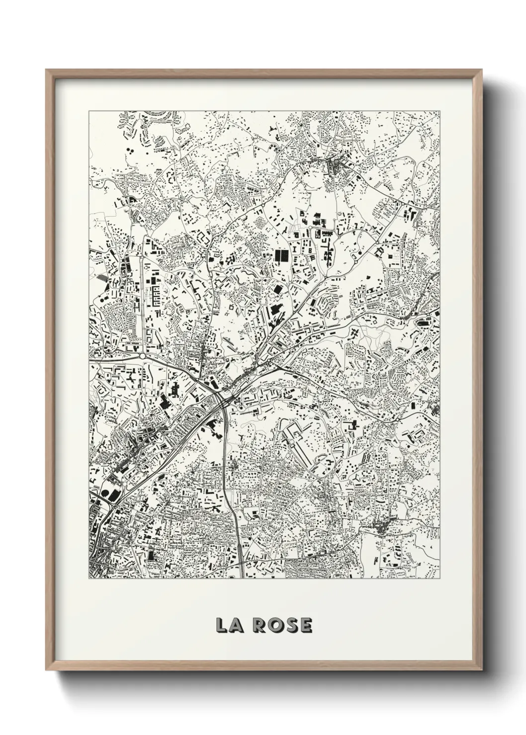 Un poster carteLa Rose