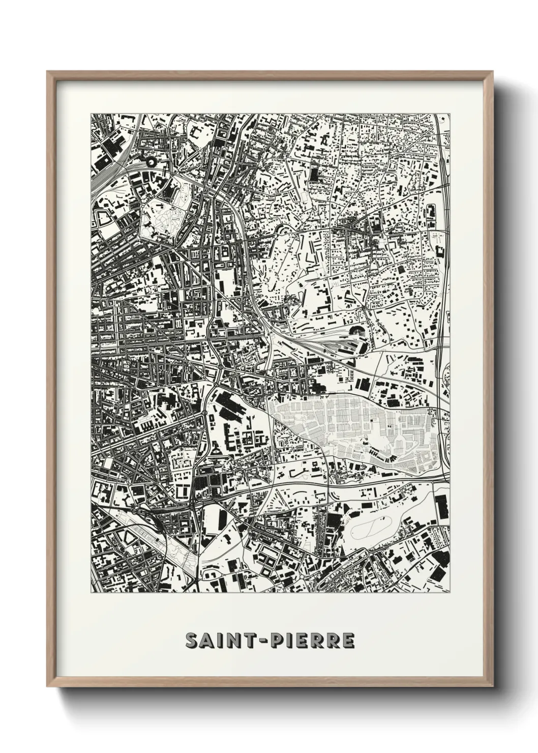 Un poster carteSaint-Pierre