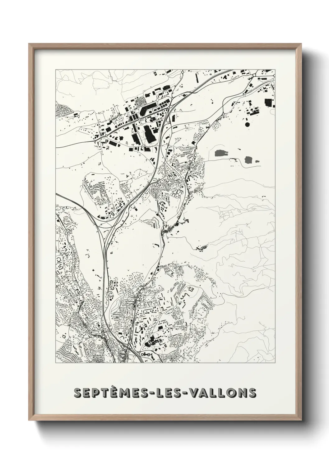 Un poster carteSeptèmes-les-Vallons