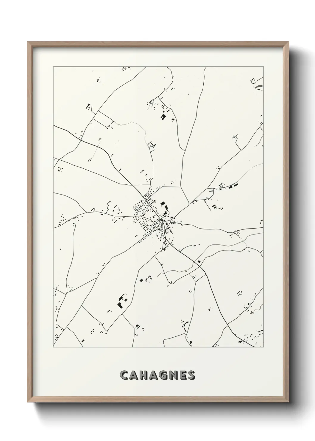 Un poster carteCahagnes