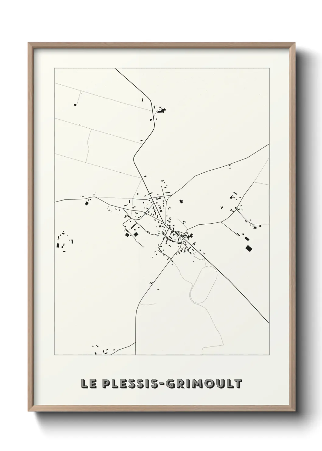 Un poster carteLe Plessis-Grimoult