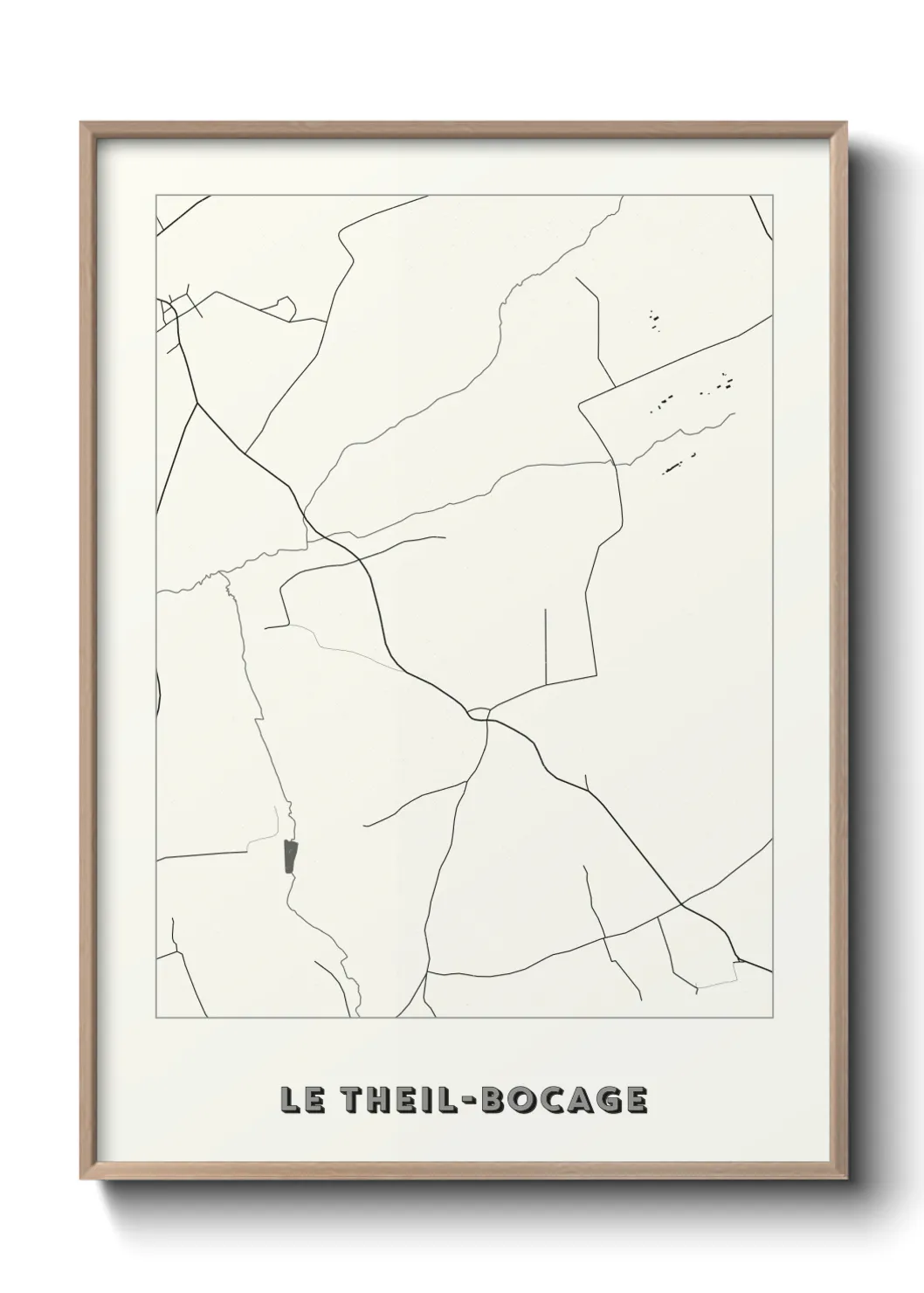 Un poster carteLe Theil-Bocage