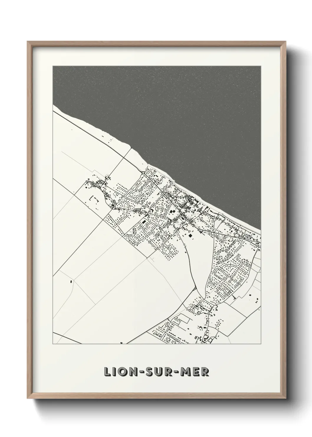 Un poster carteLion-sur-Mer