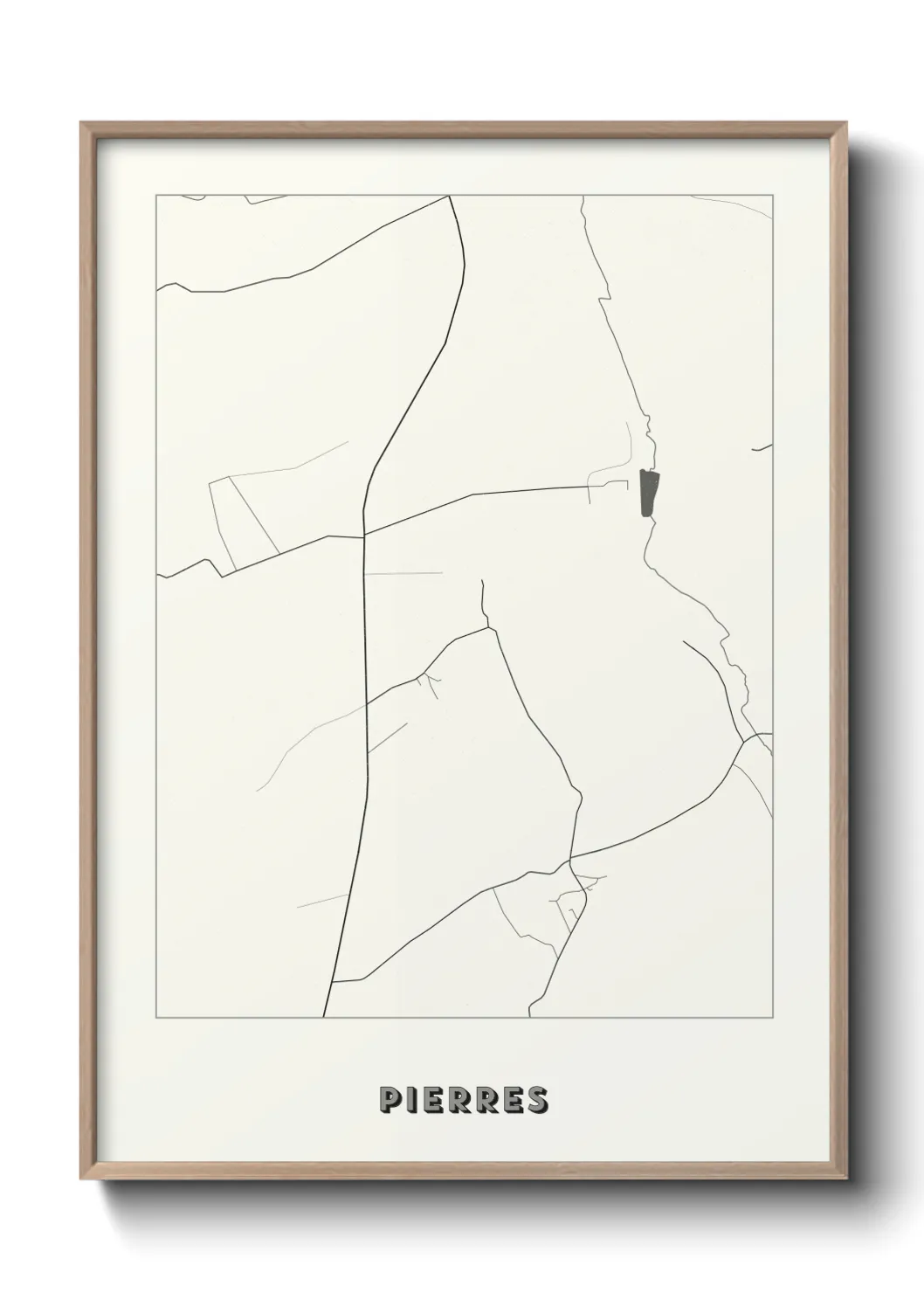 Un poster cartePierres