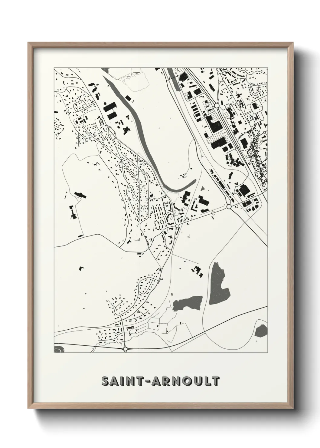 Un poster carteSaint-Arnoult