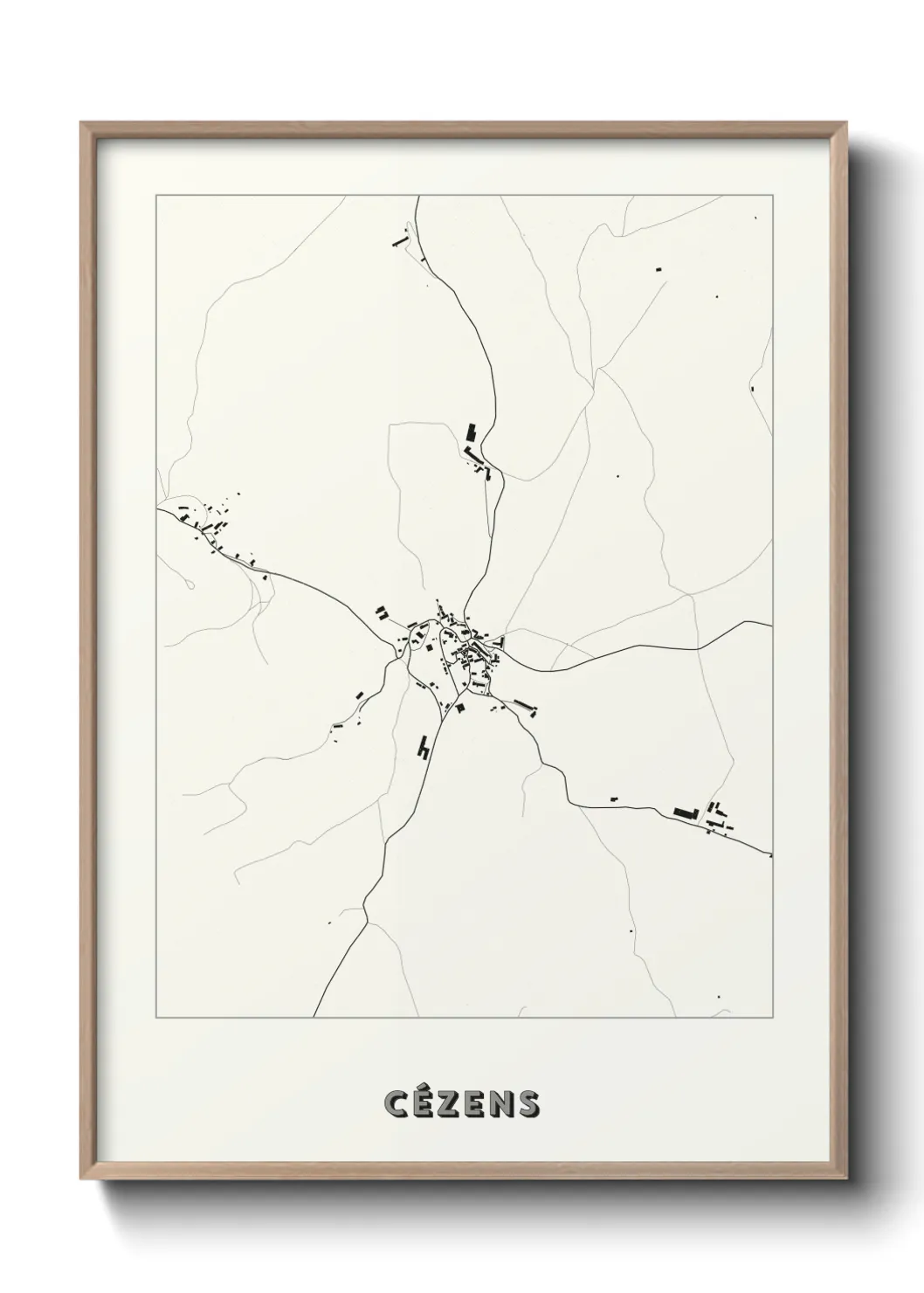 Un poster carteCézens