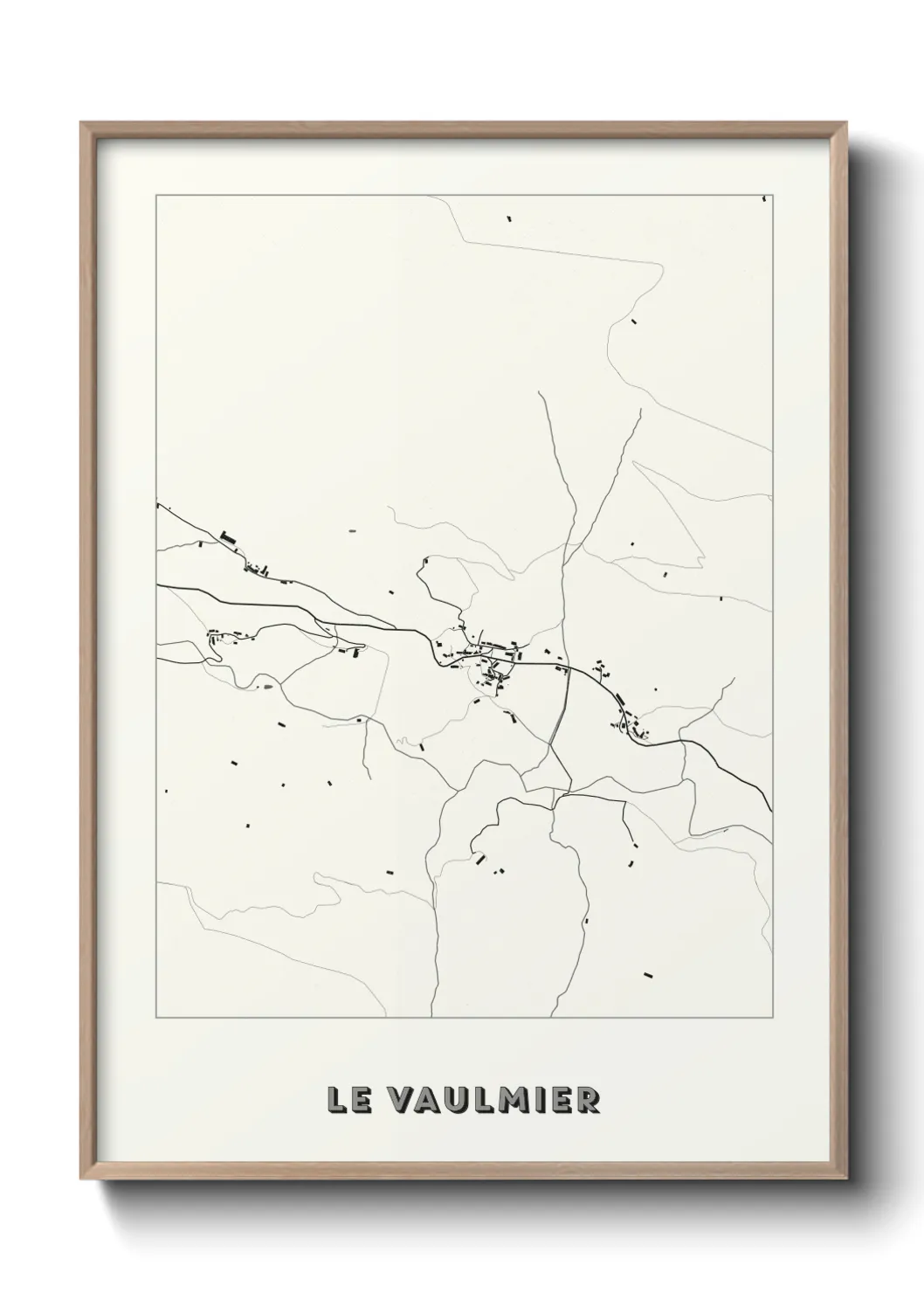 Un poster carteLe Vaulmier