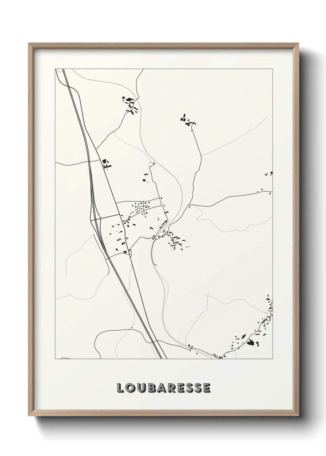 Un poster carteLoubaresse