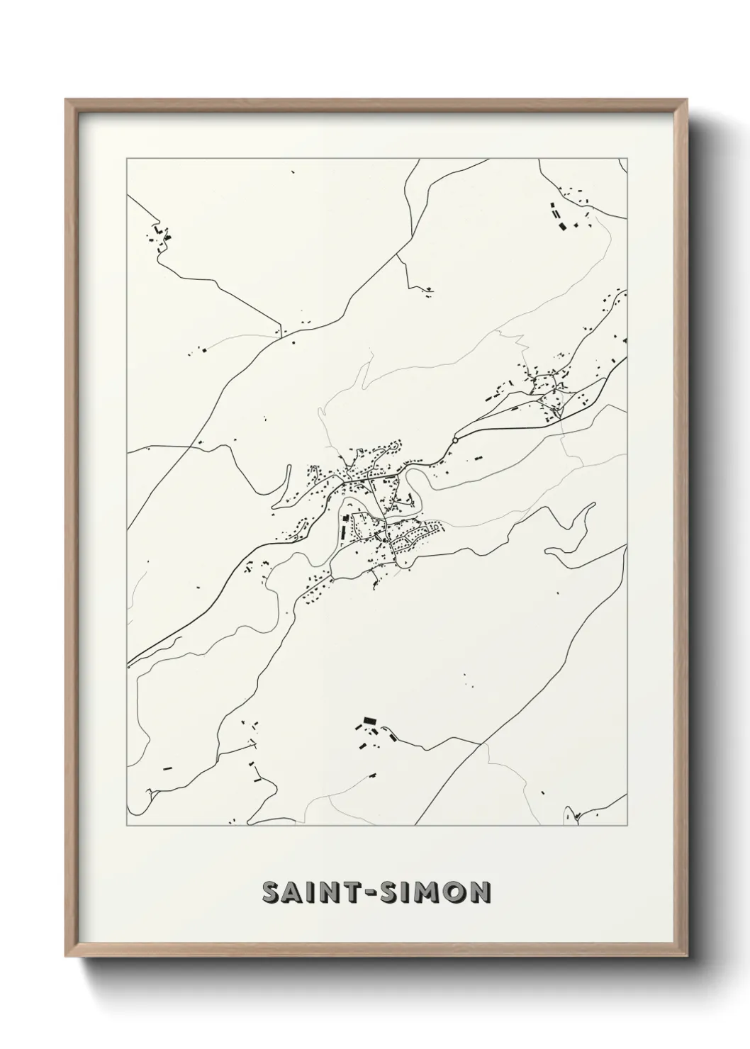 Un poster carteSaint-Simon