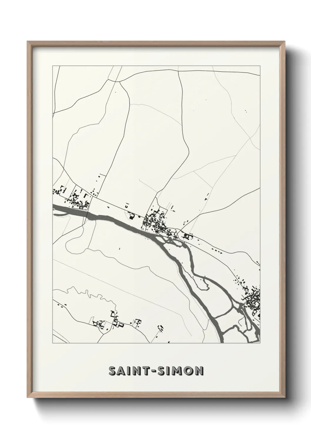 Un poster carteSaint-Simon