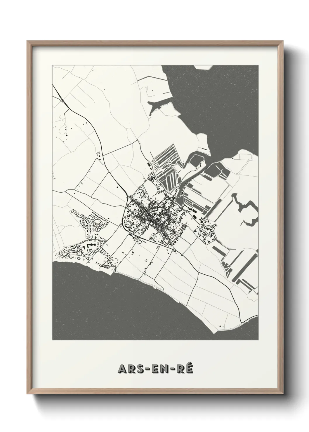 Un poster carteArs-en-Ré
