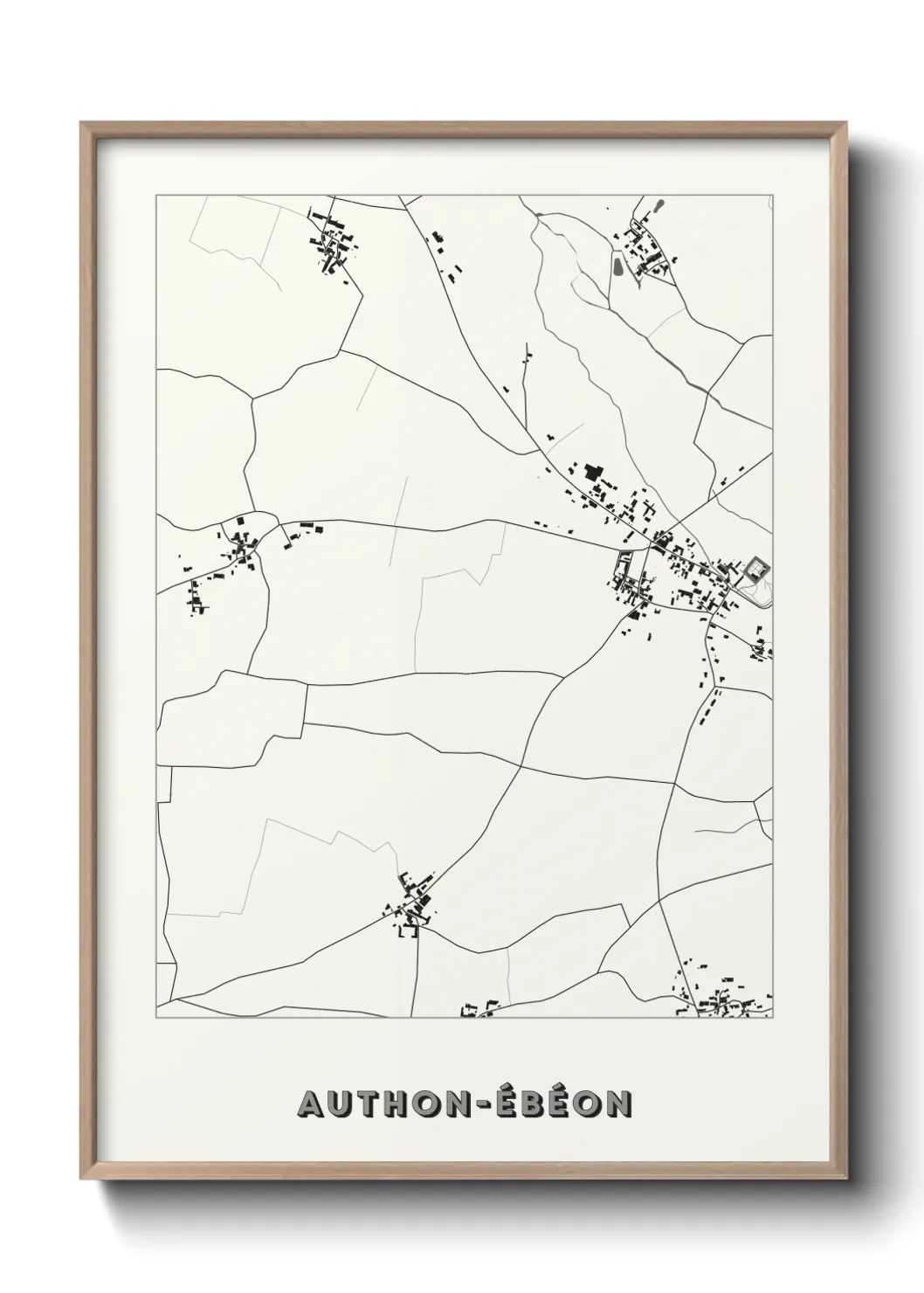Un poster carteAuthon-Ébéon