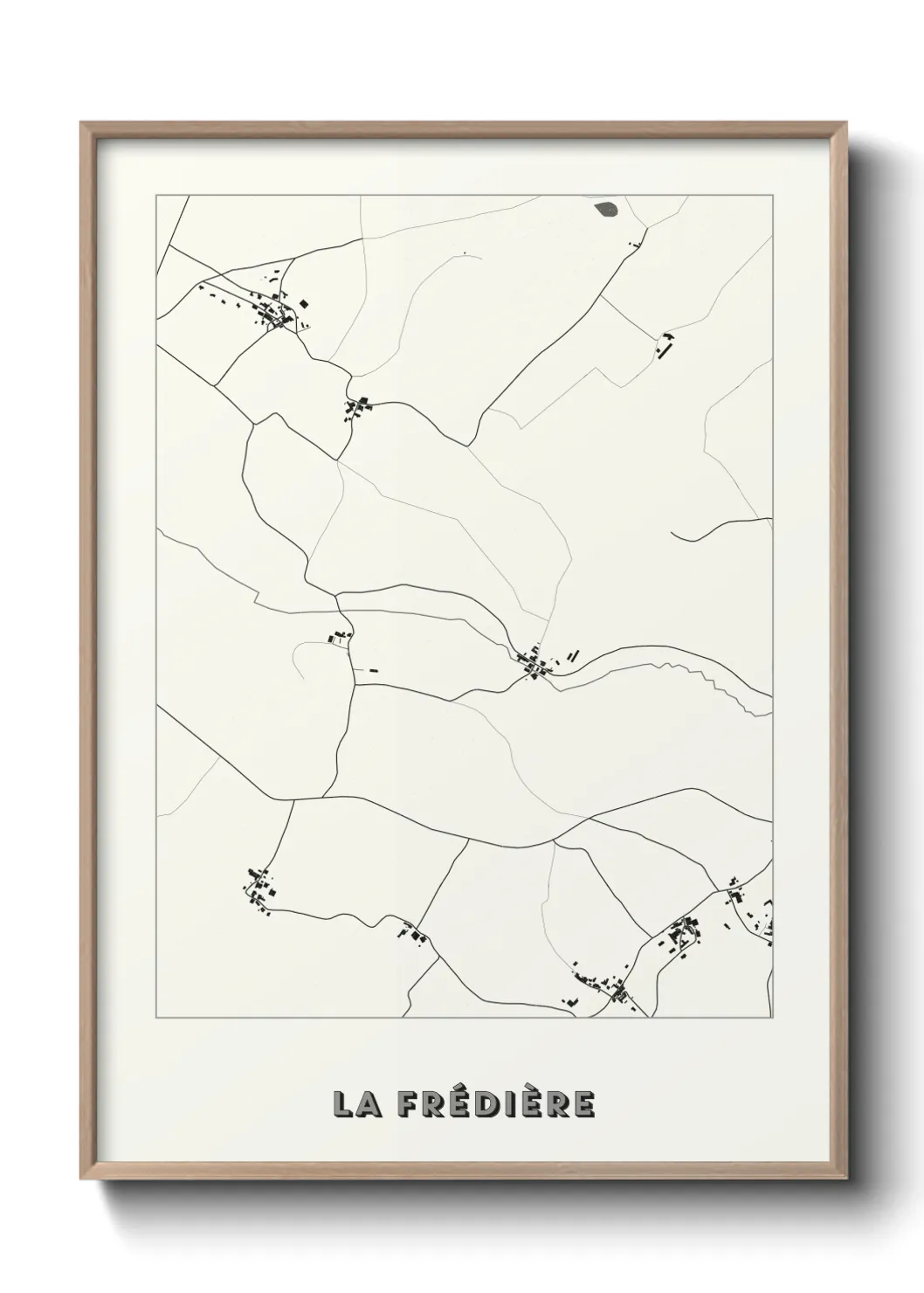 Un poster carteLa Frédière