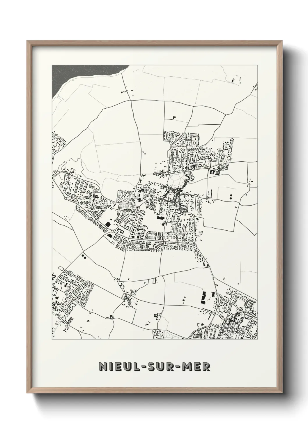 Un poster carteNieul-sur-Mer