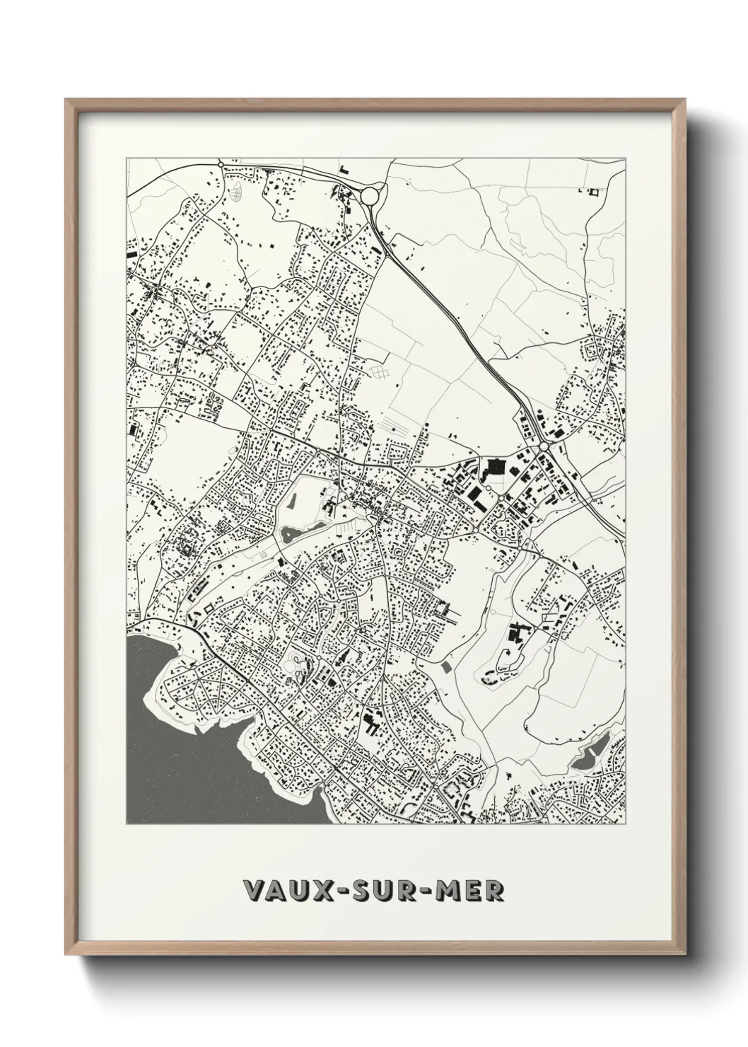 Un poster carteVaux-sur-Mer