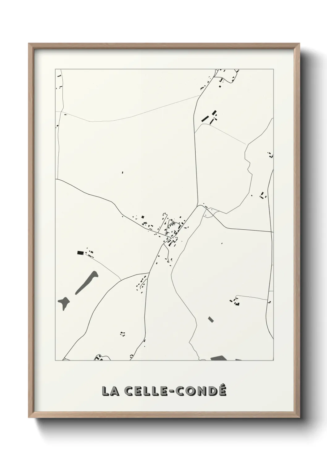 Un poster carteLa Celle-Condé