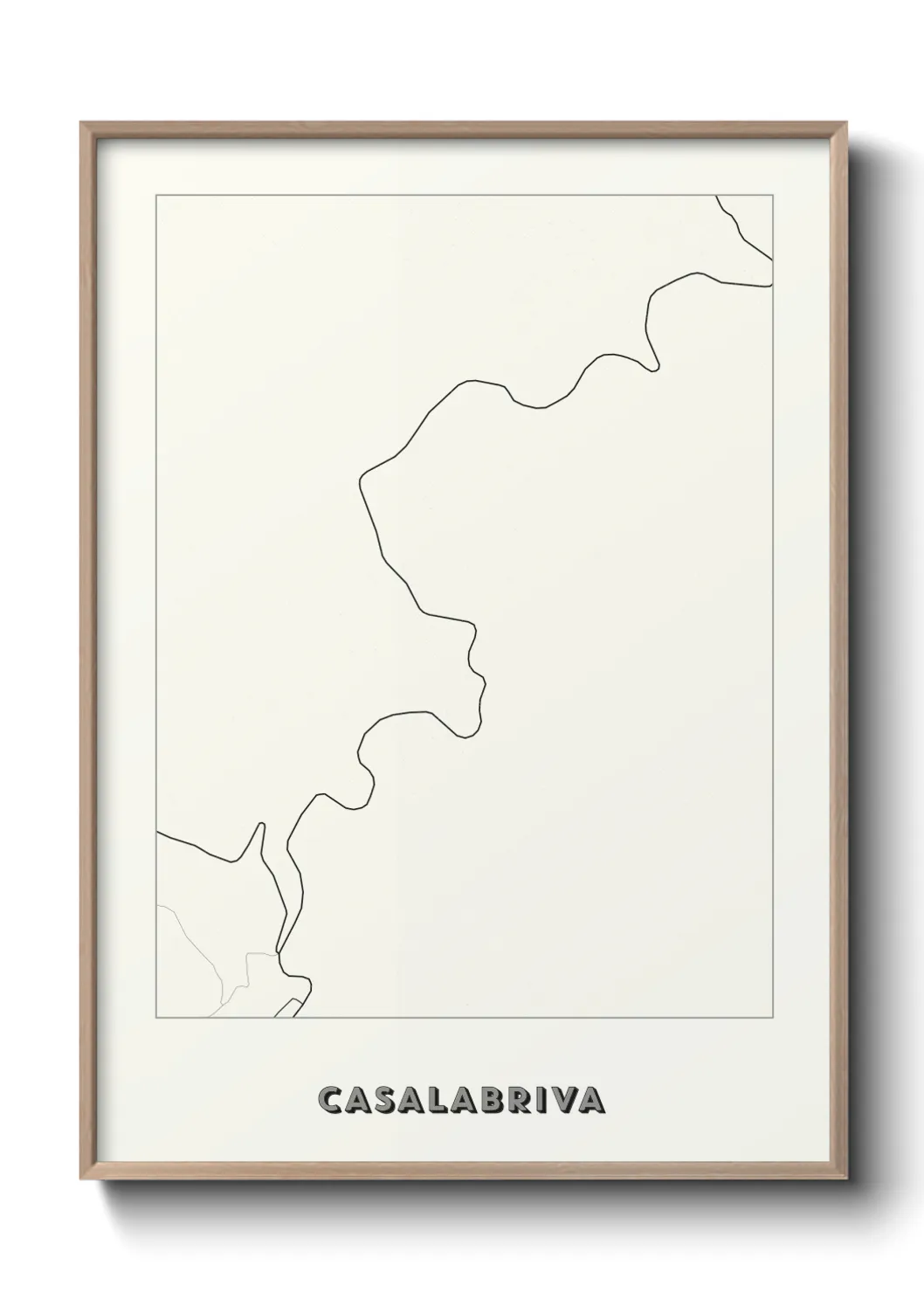 Une affiche de carte sur Casalabriva