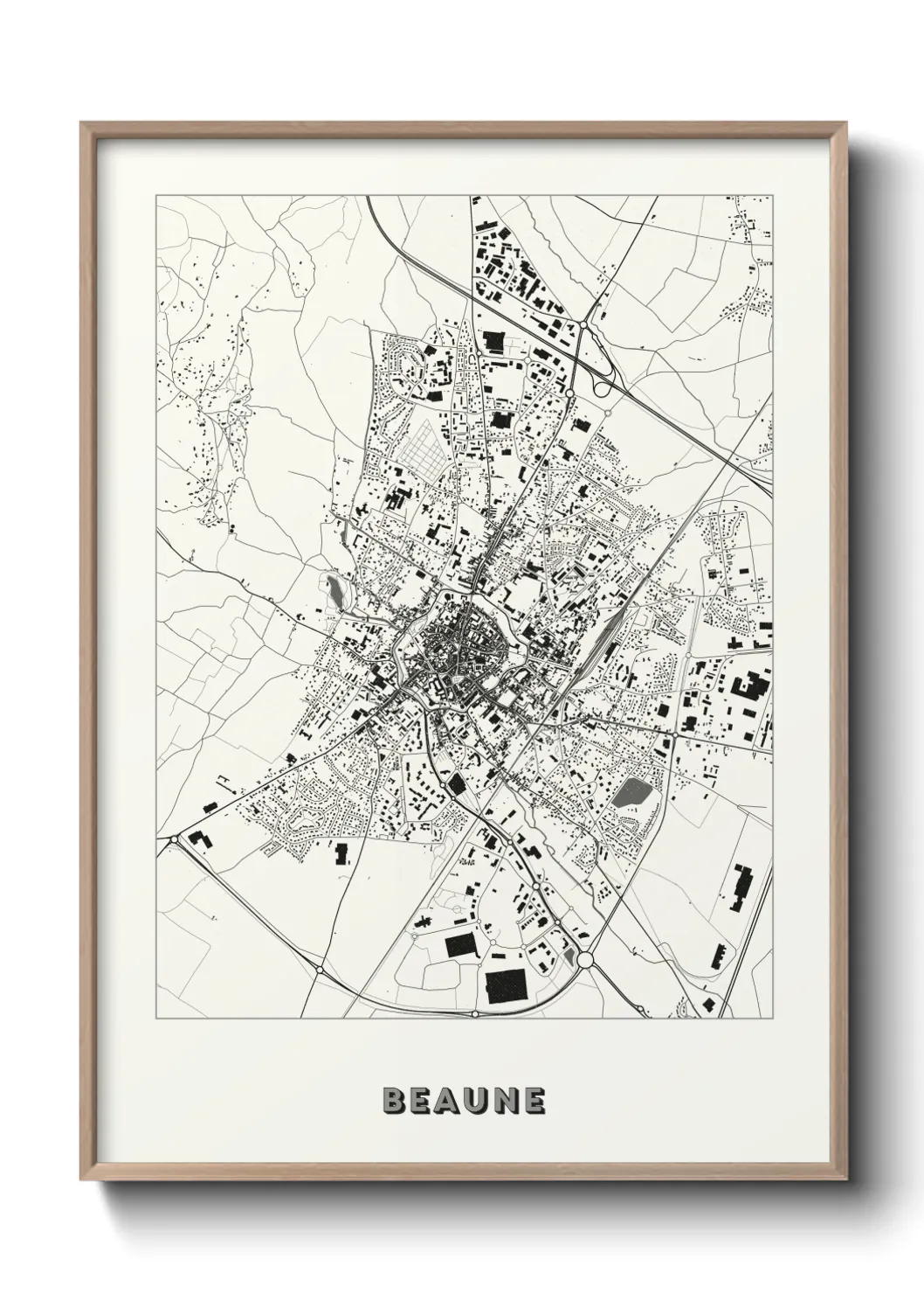 Un poster carteBeaune