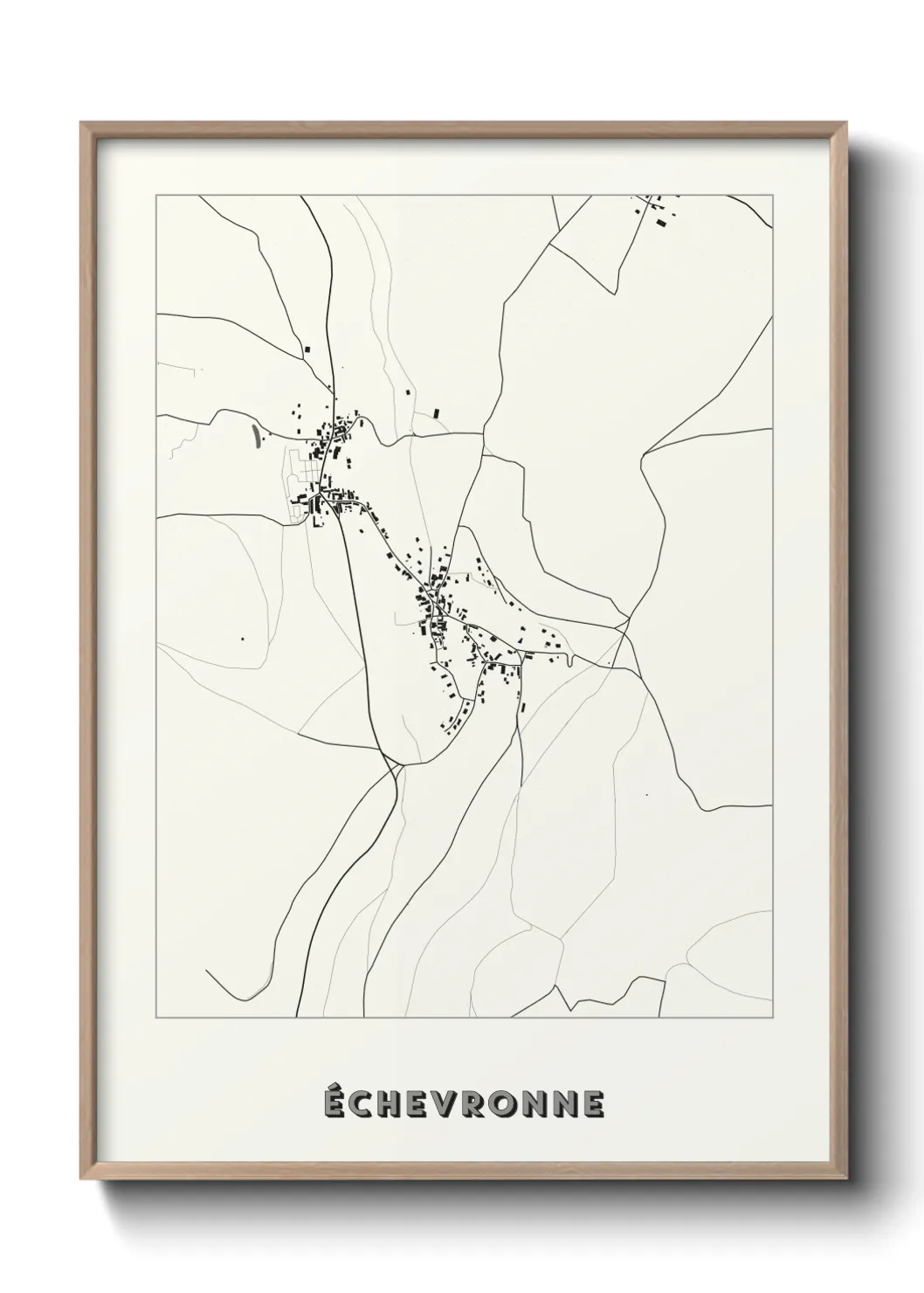 Un poster carteÉchevronne