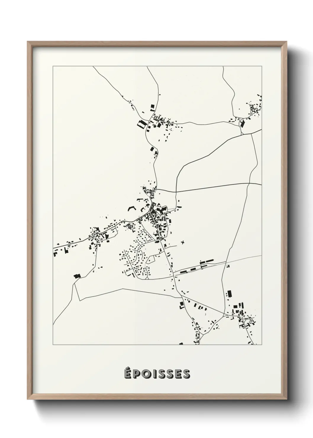 Une affiche de carte sur Époisses