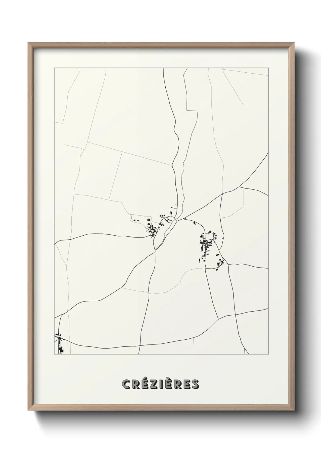 Un poster carteCrézières