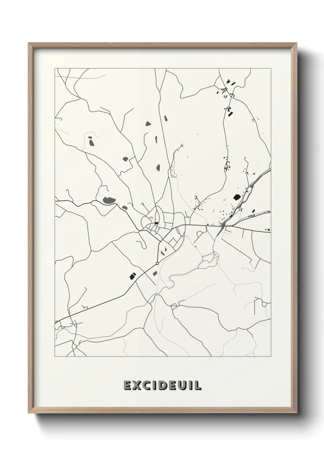 Un poster carteExcideuil