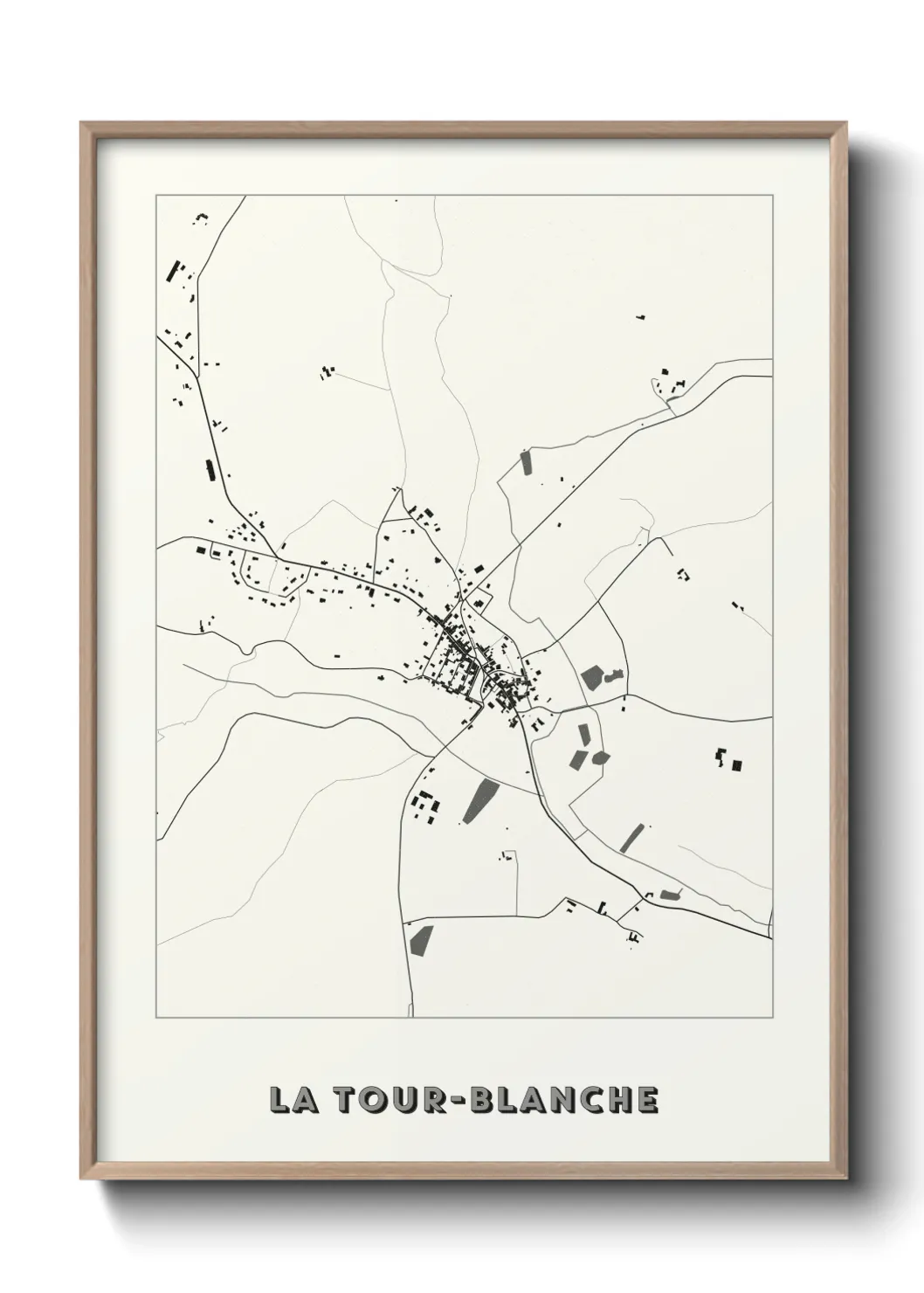 Un poster carteLa Tour-Blanche