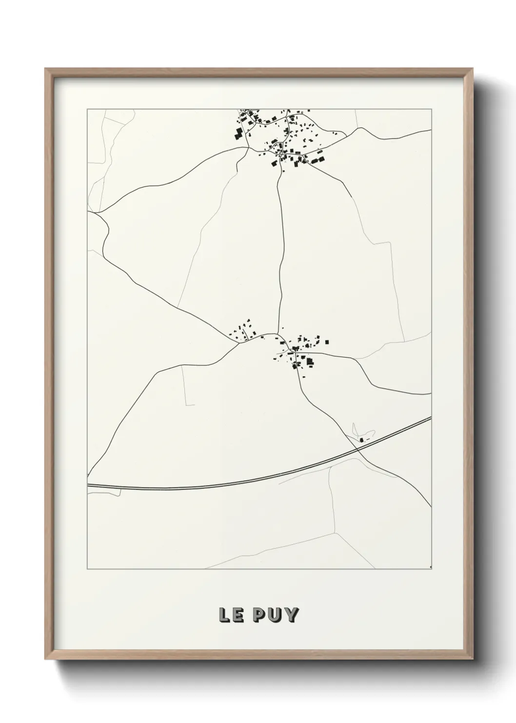 Un poster carteLe Puy