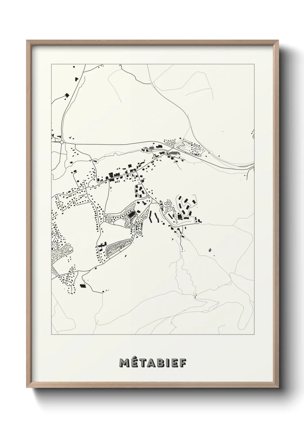 Un poster carteMétabief