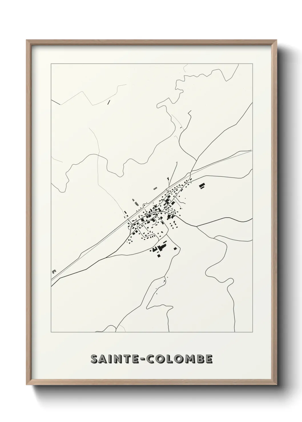 Un poster carteSainte-Colombe