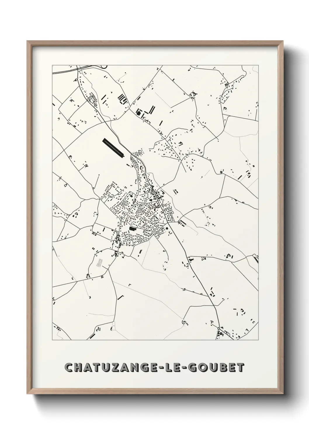 Un poster carteChatuzange-le-Goubet