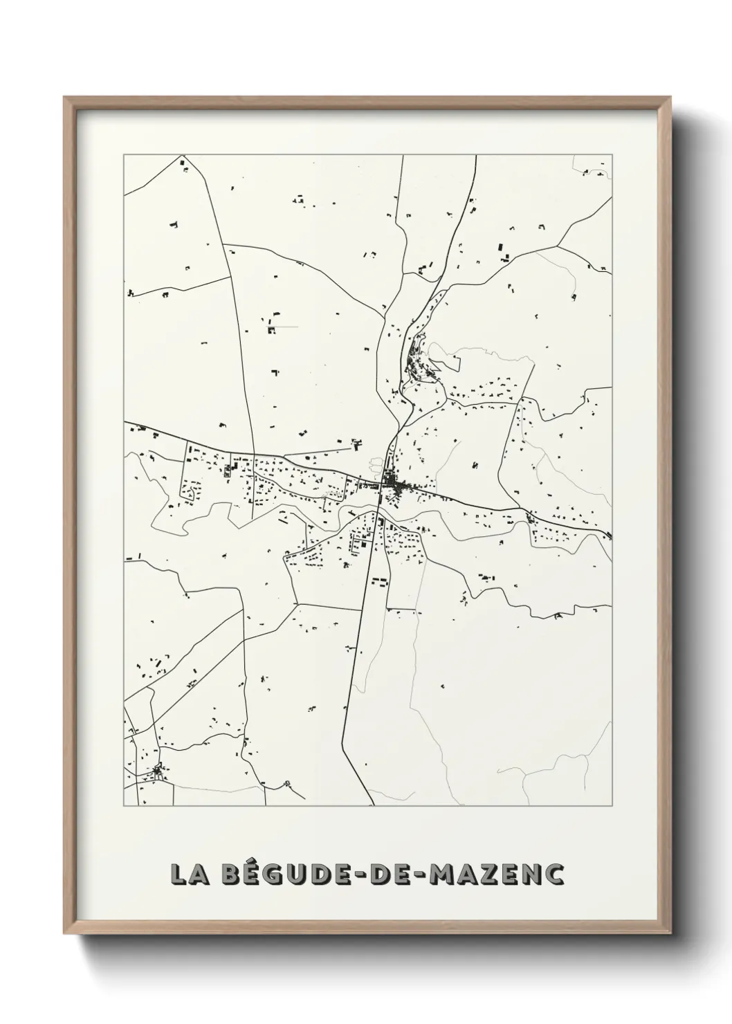 Un poster carteLa Bégude-de-Mazenc