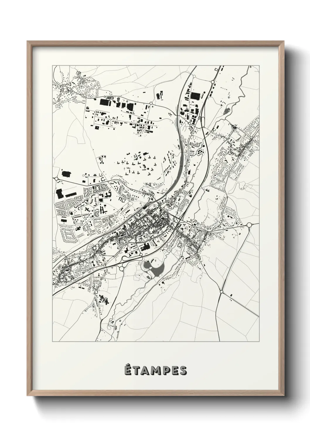 Un poster carteÉtampes