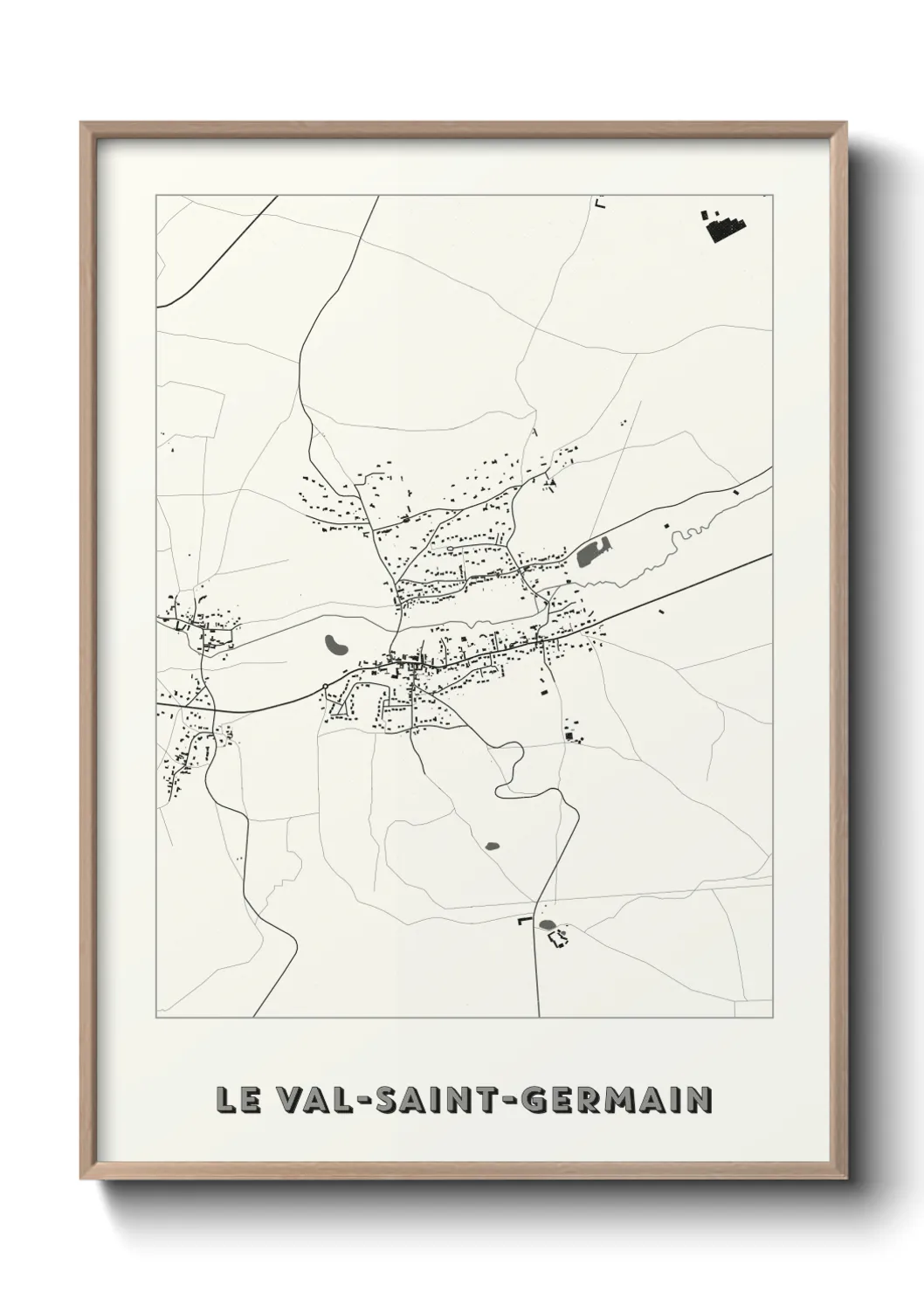 Un poster carteLe Val-Saint-Germain