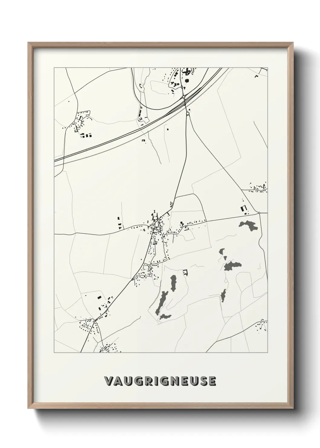 Un poster carteVaugrigneuse