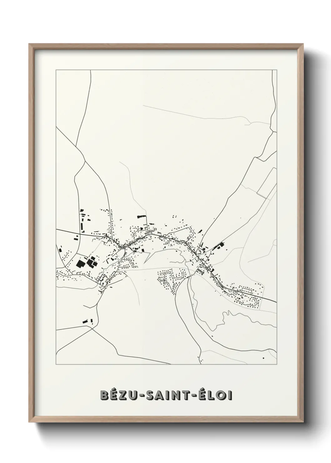 Un poster carteBézu-Saint-Éloi