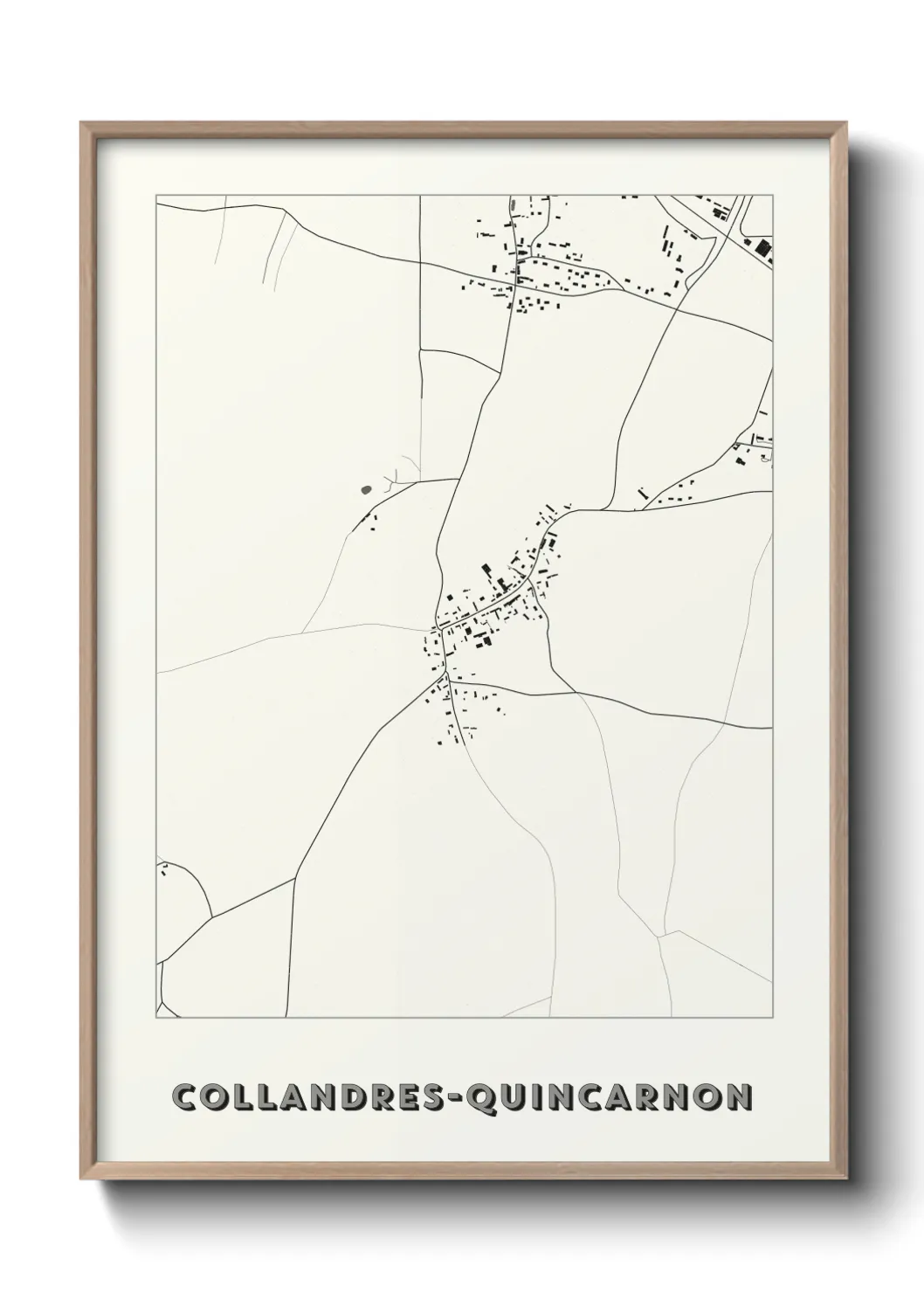 Un poster carteCollandres-Quincarnon