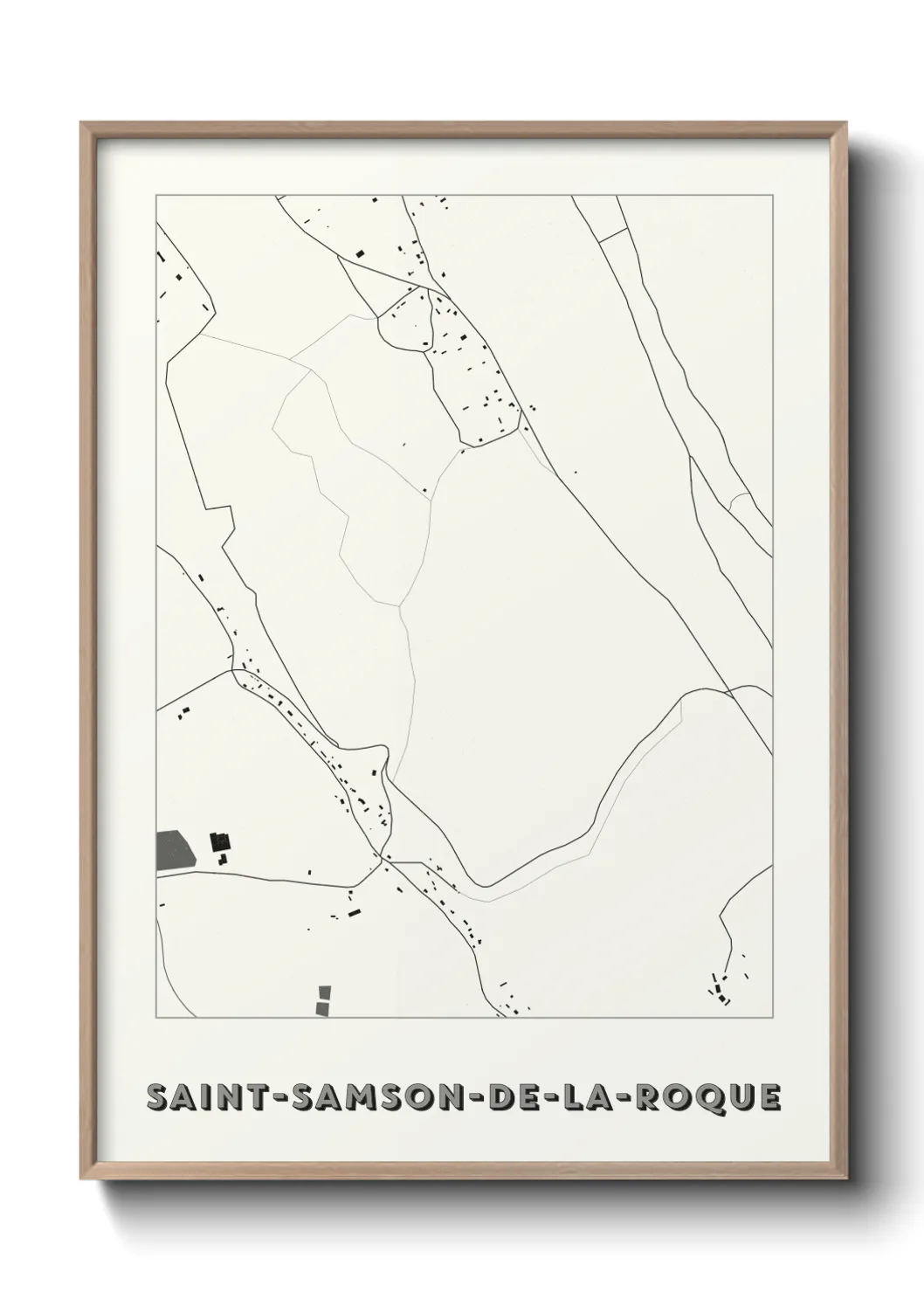 Un poster carteSaint-Samson-de-la-Roque